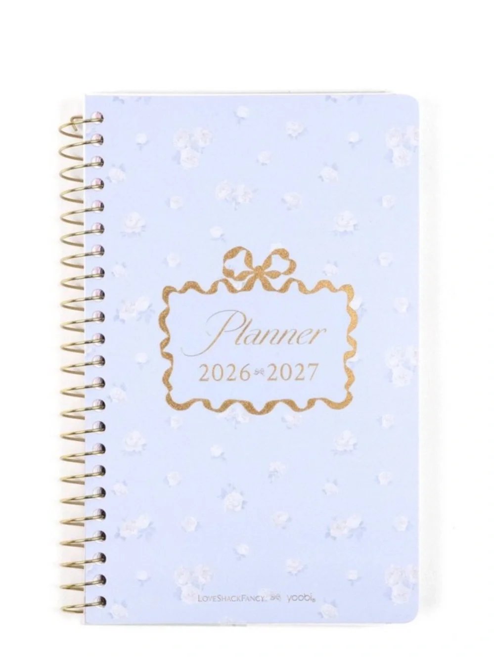 LoveShackFancy Blue Floral 2026-2027 Spiral Planners